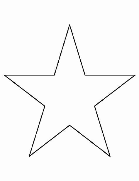Printable 1 2 Inch Star Template