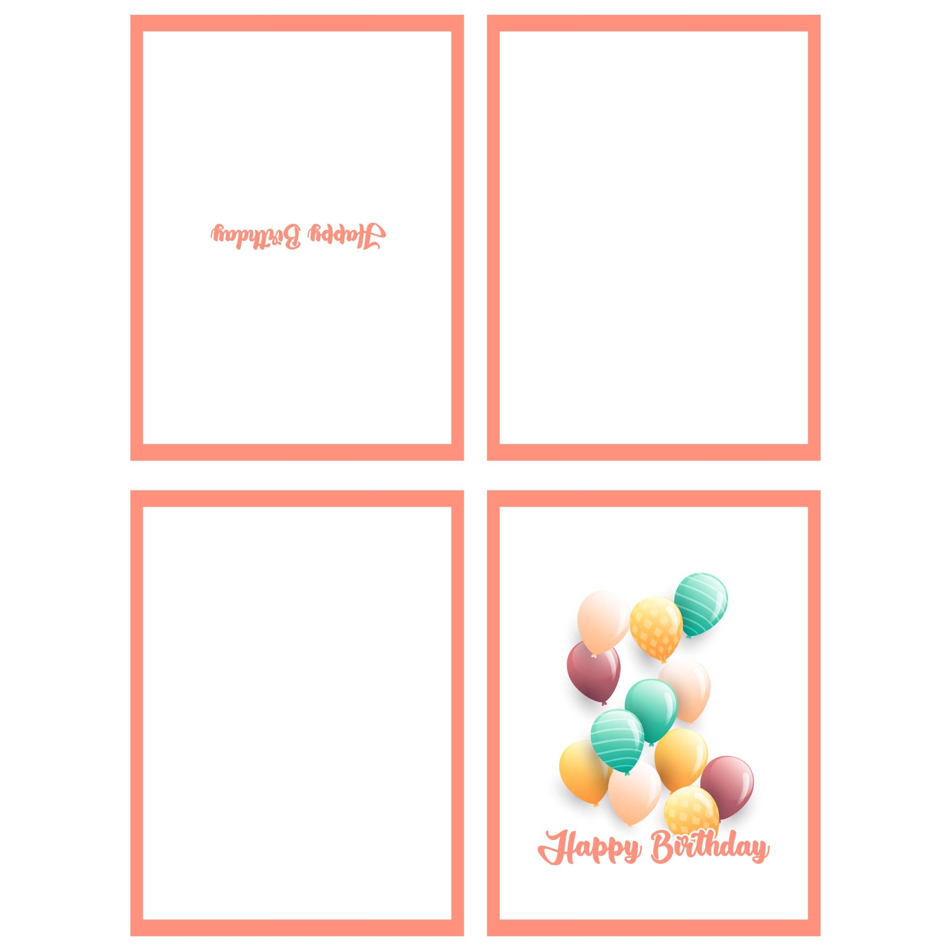 1 4 fold free printable cards