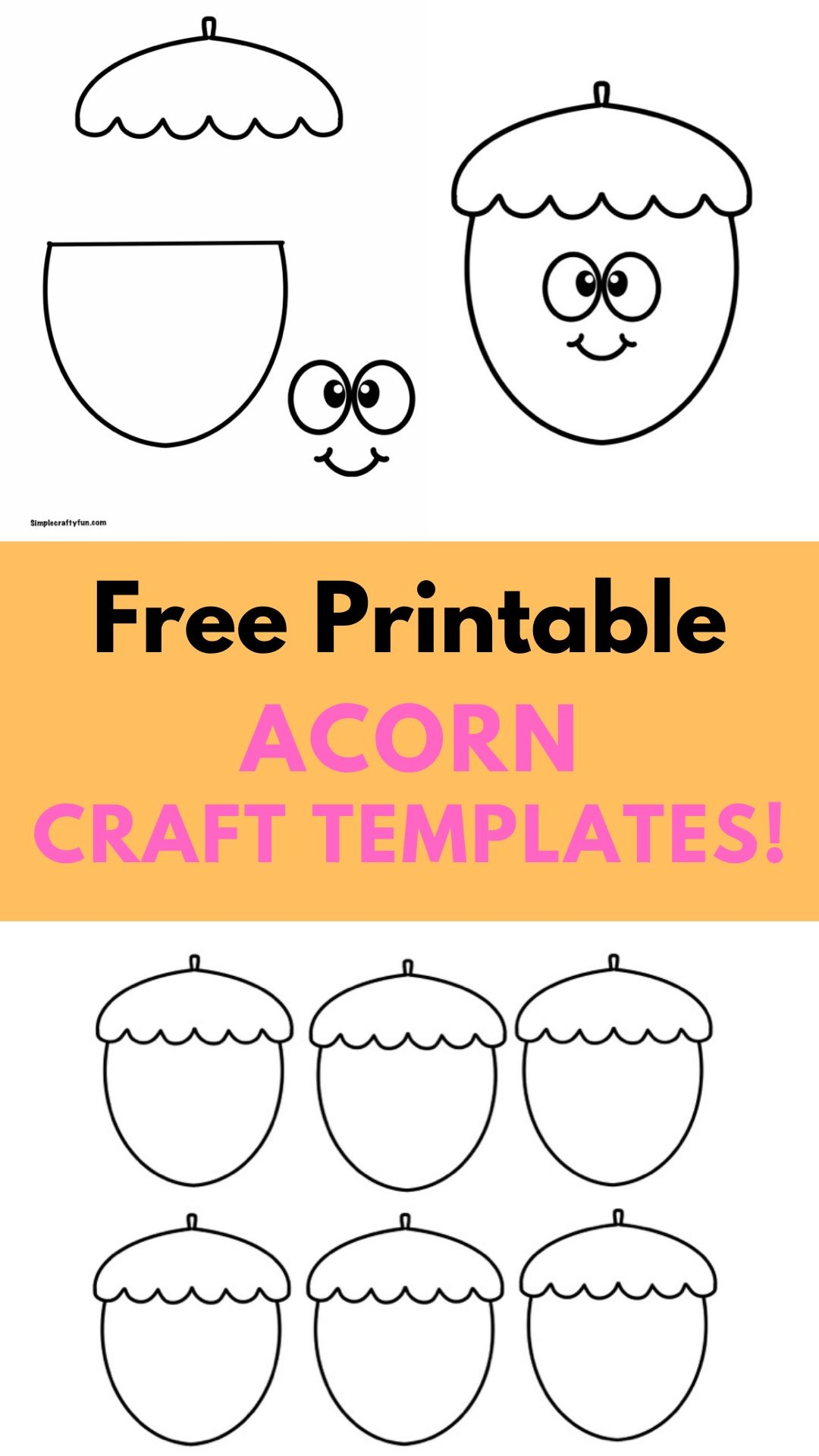Printable Acorn Handprint Template Printable Free Templates