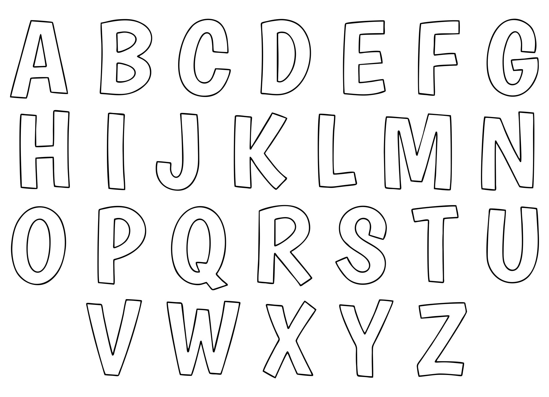 Printable Alphabet Letters Templates Free Printable Monogram Letters 