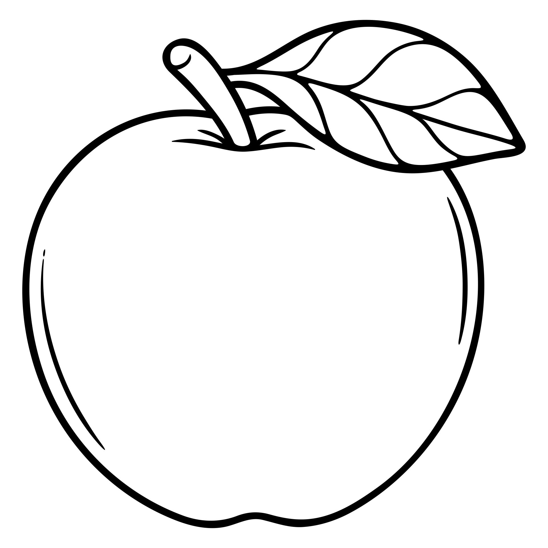 free printable apple art templates