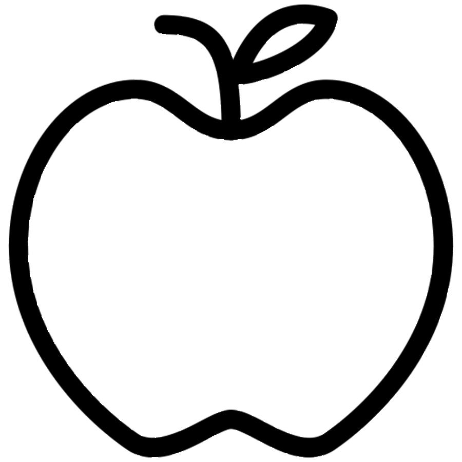 Printable Apple Outline