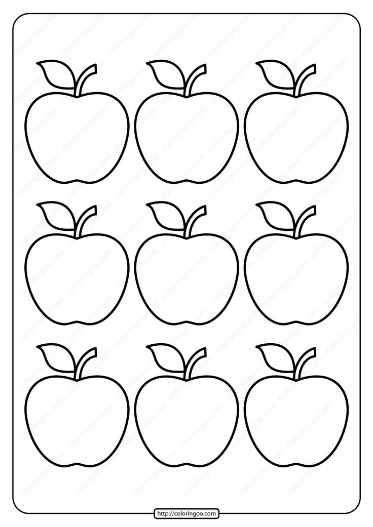 free printable apple patterns