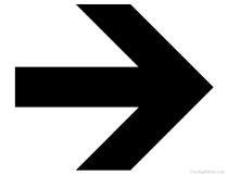 Printable Arrow Signs Print Arrow Sign