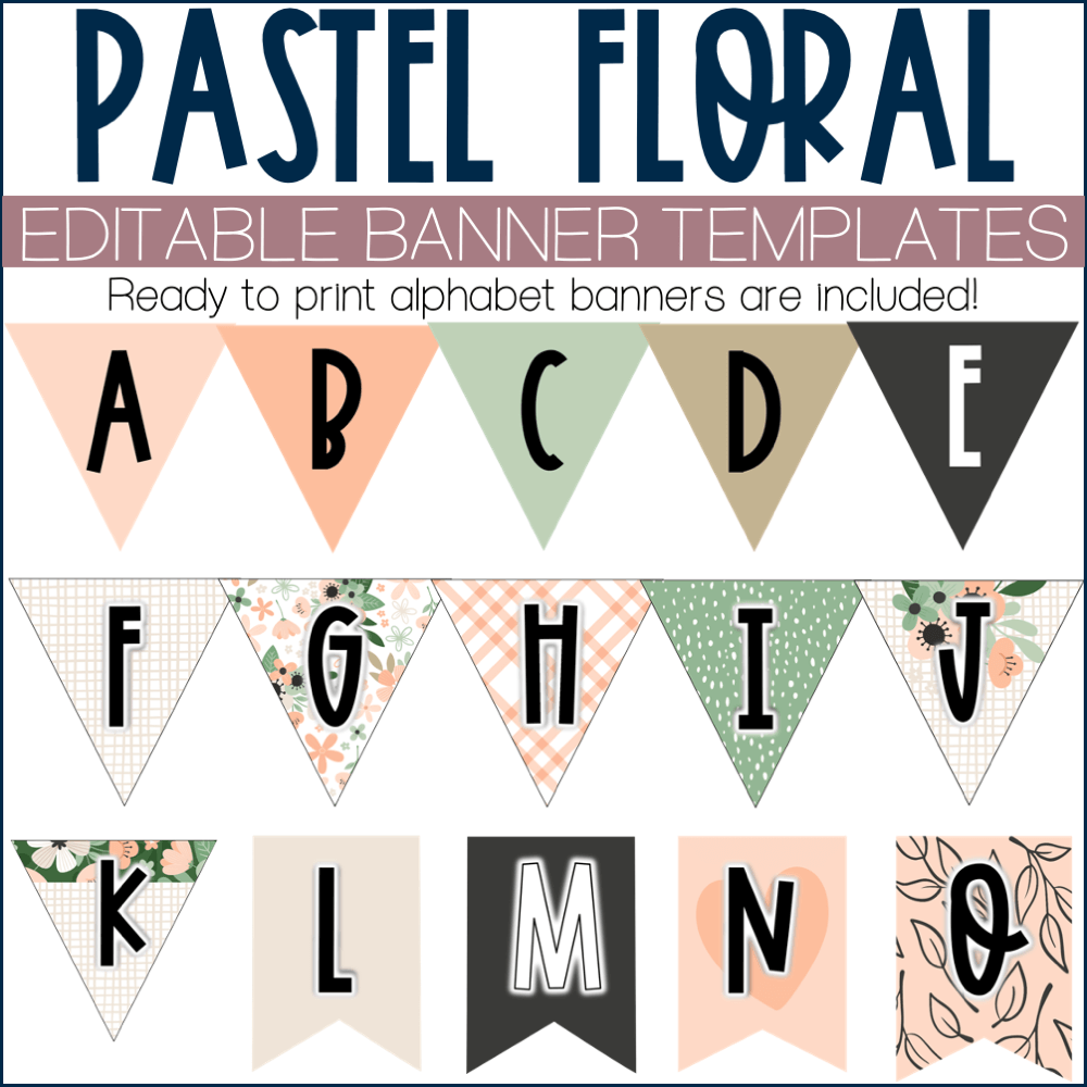 free printable editable banner