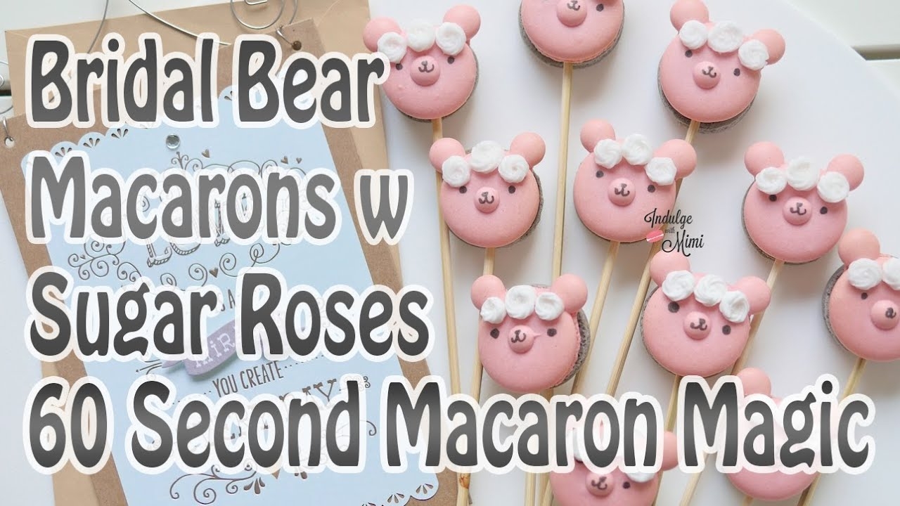 bear macaron template pdf