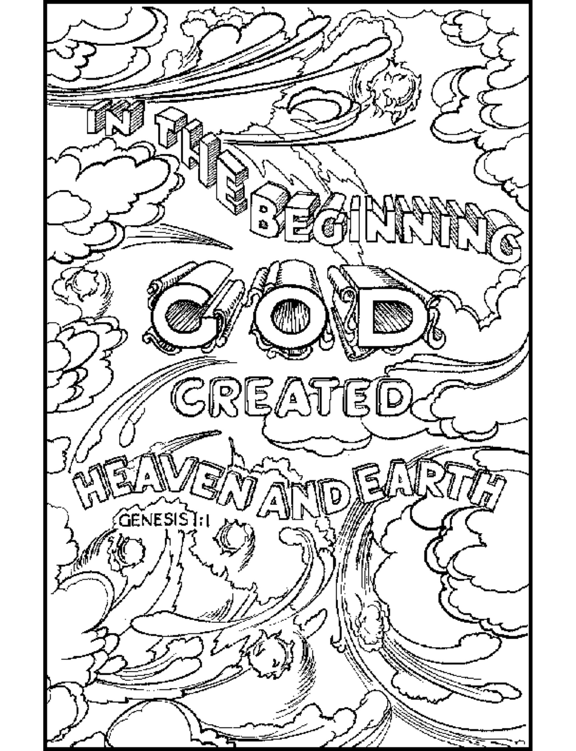 Printable Bible Story Pictures To Color
