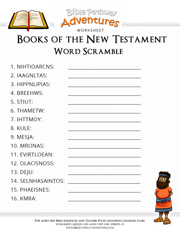 printable bible worksheets pdf