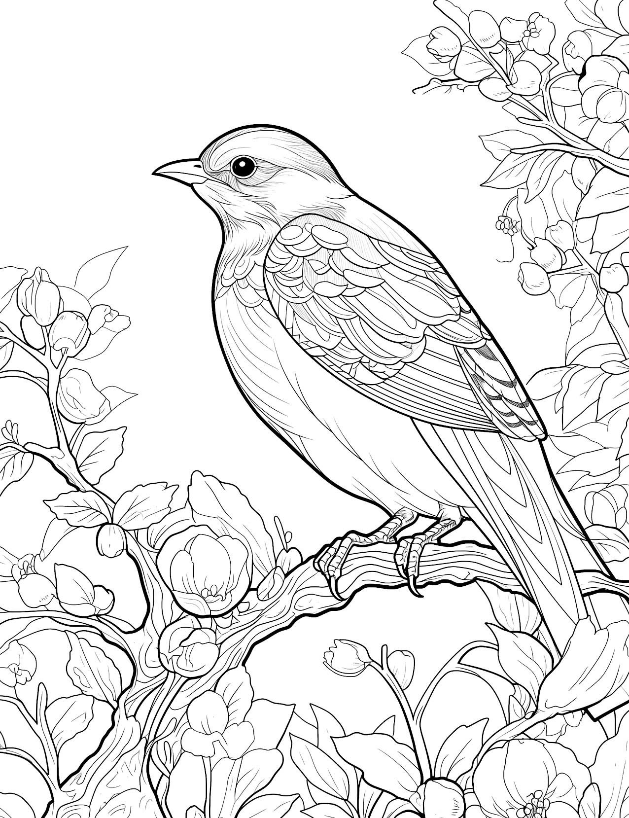Printable Birds Coloring Pages Bring The Beauty Of Birds To Life
