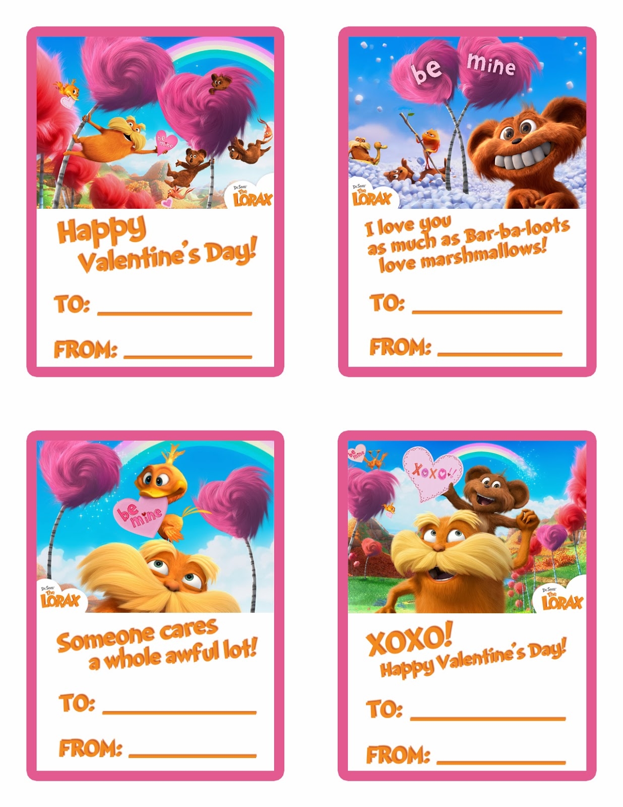 Printable Birthday Cards Printable Valentines Day Cards FEBRUARY 2020
