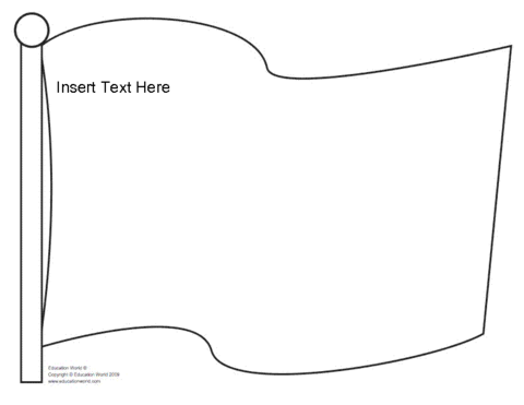 free printable blank flags