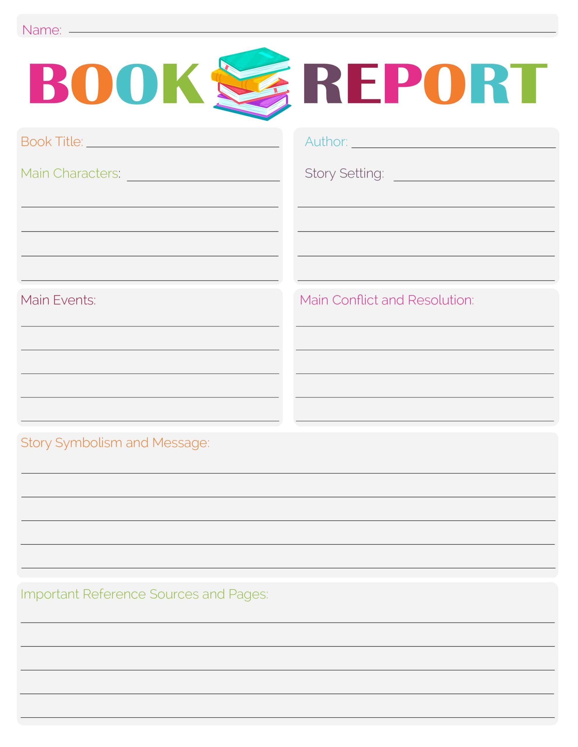 Printable Book Template Leqwerox