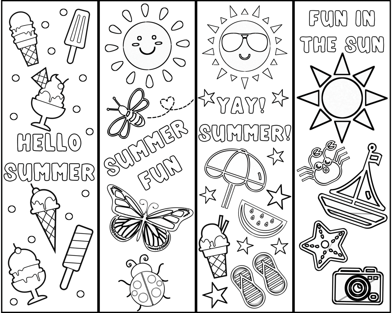 Printable Bookmarks To Color For Kids Printable Online