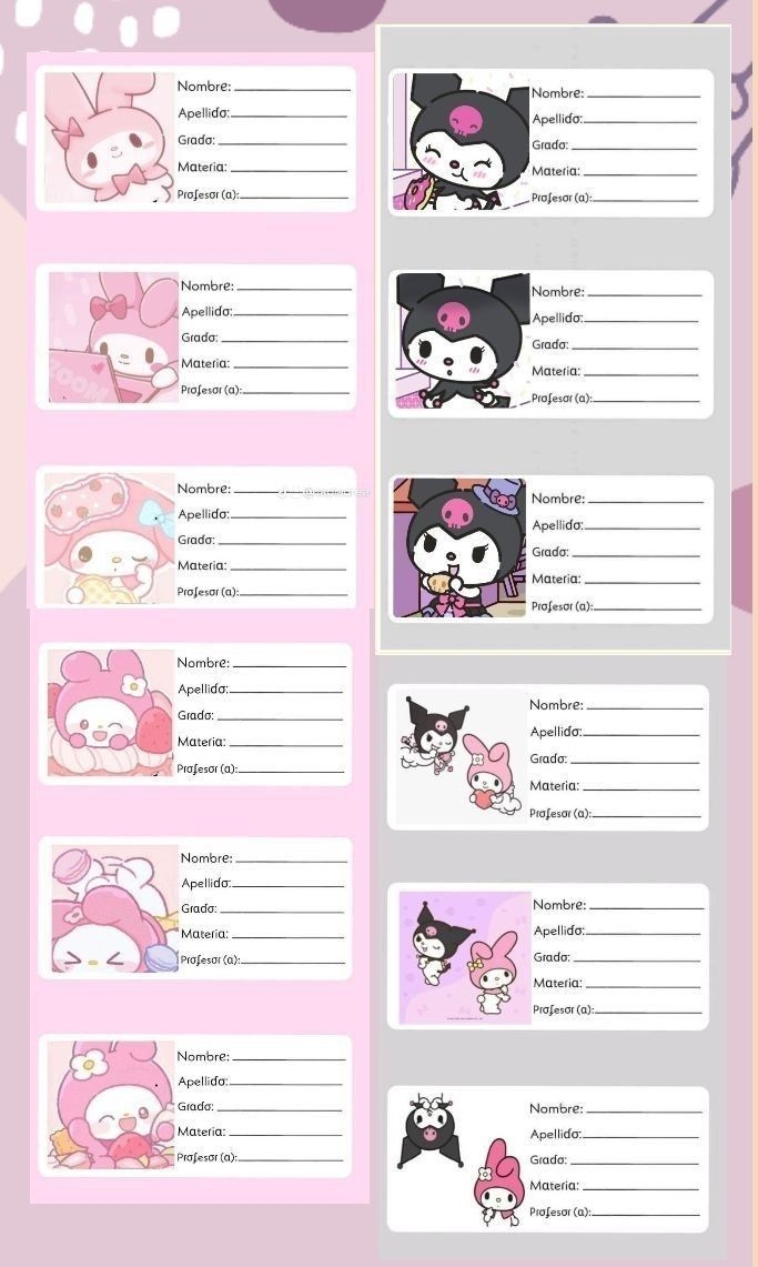 Printable Cards Sanrio Artofit