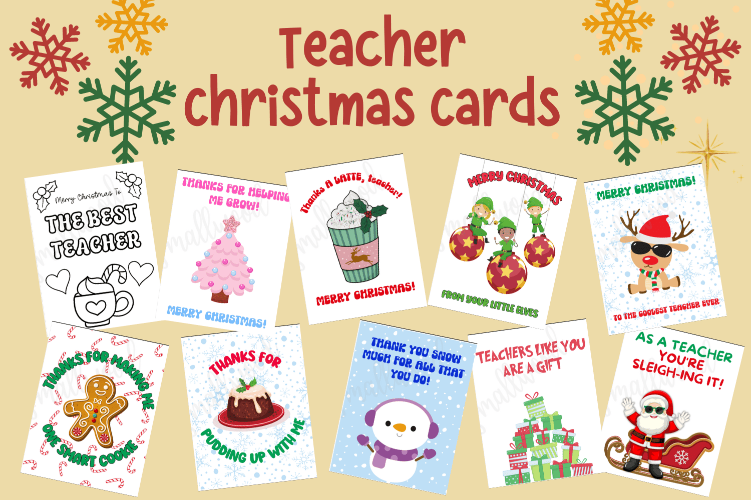 Printable Christmas Cards For Teachers Udlvirtual esad edu br
