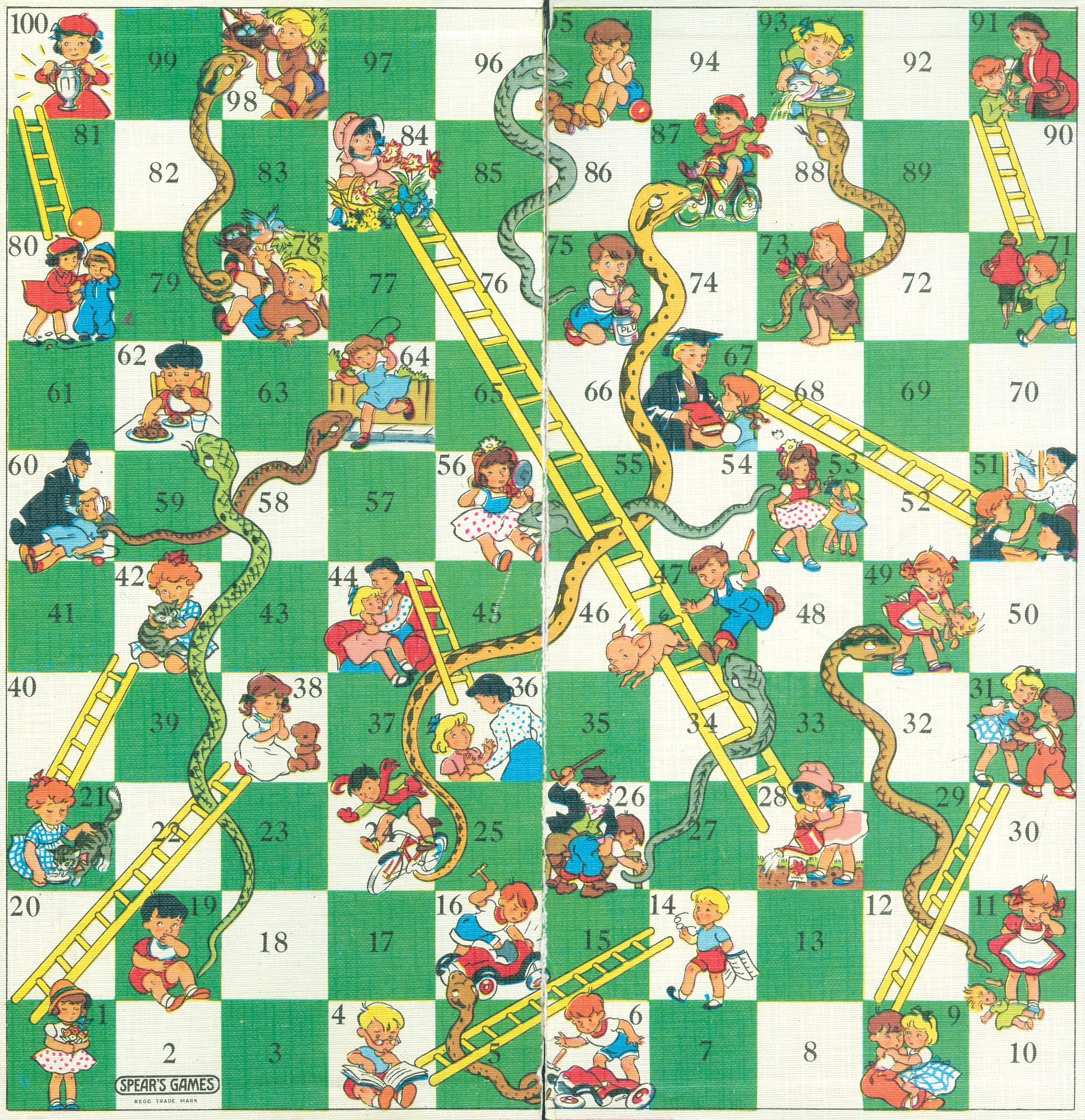 Printable Chutes And Ladders Game Board Printable Templates Free