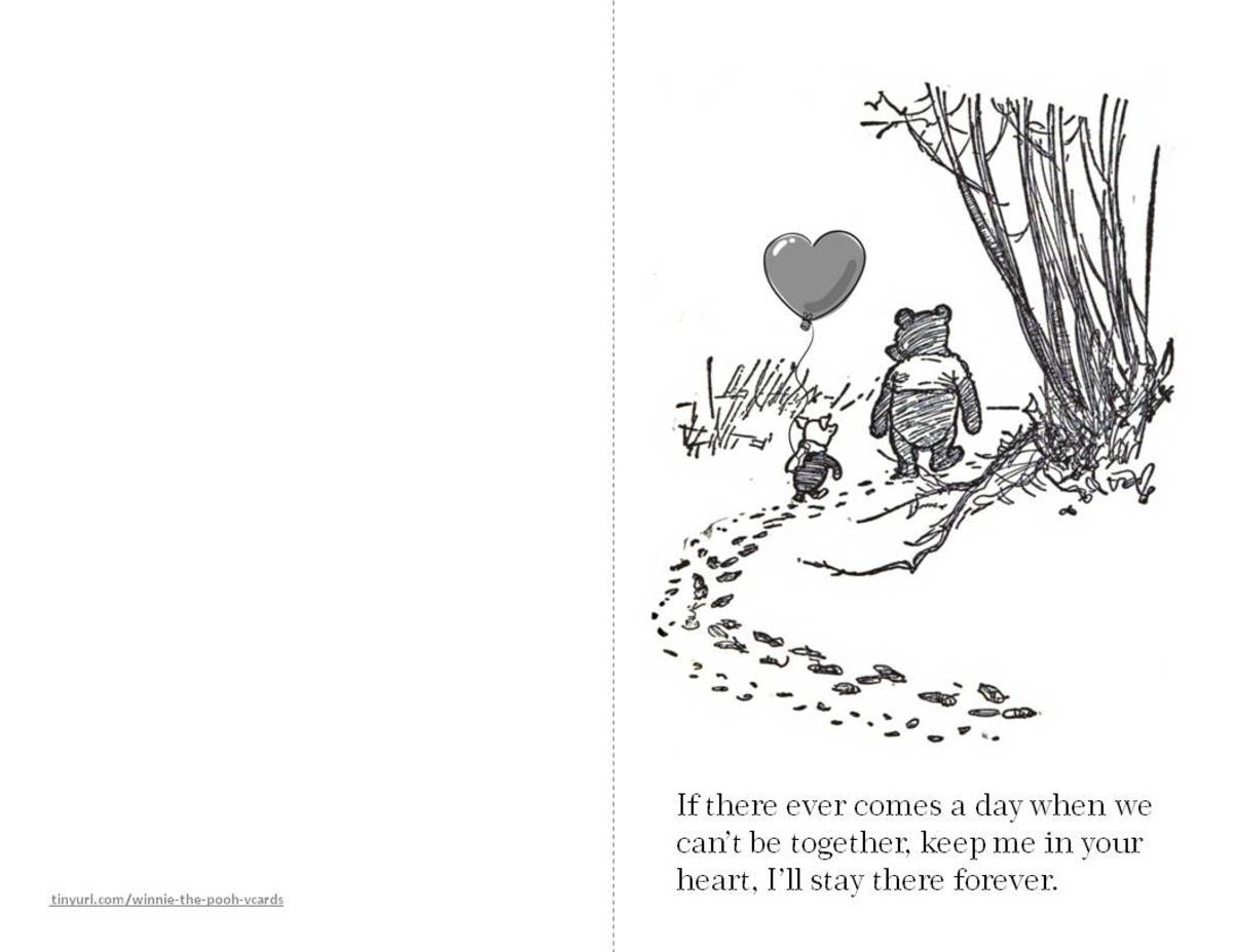 winnie the pooh cards printable