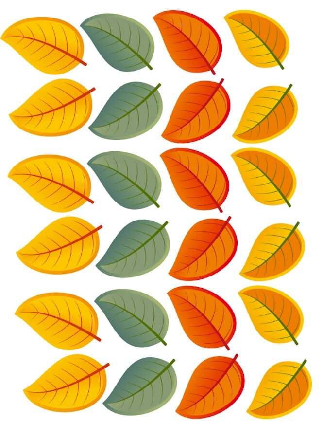 Printable Color Leaves Printable Leaves