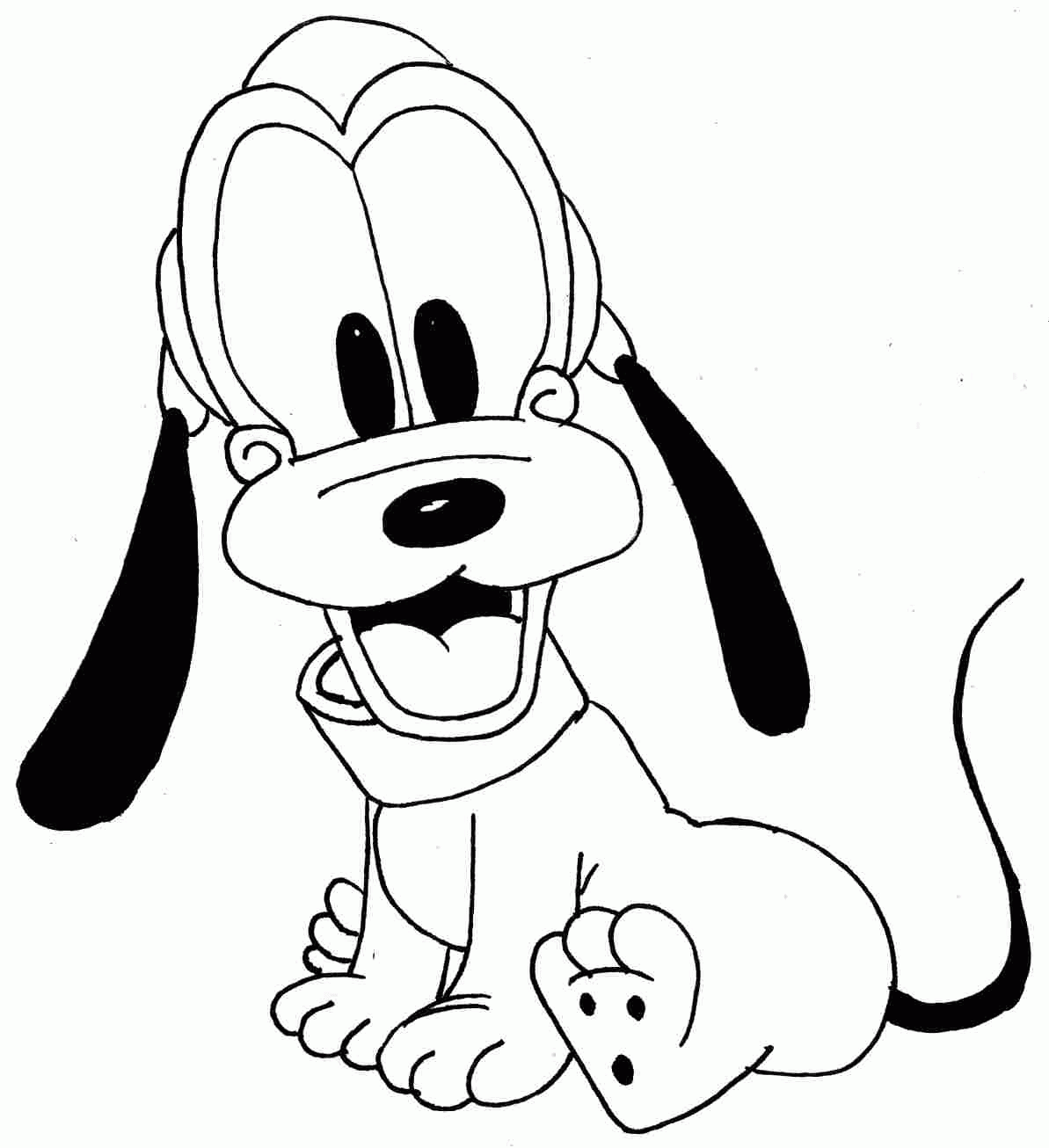 Printable Coloring Pages Cartoon Animals Coloring Home
