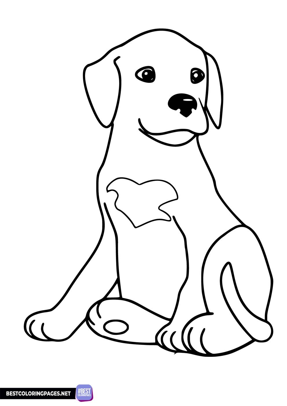 Printable Coloring Pages Doggie Free Printable Coloring Pages
