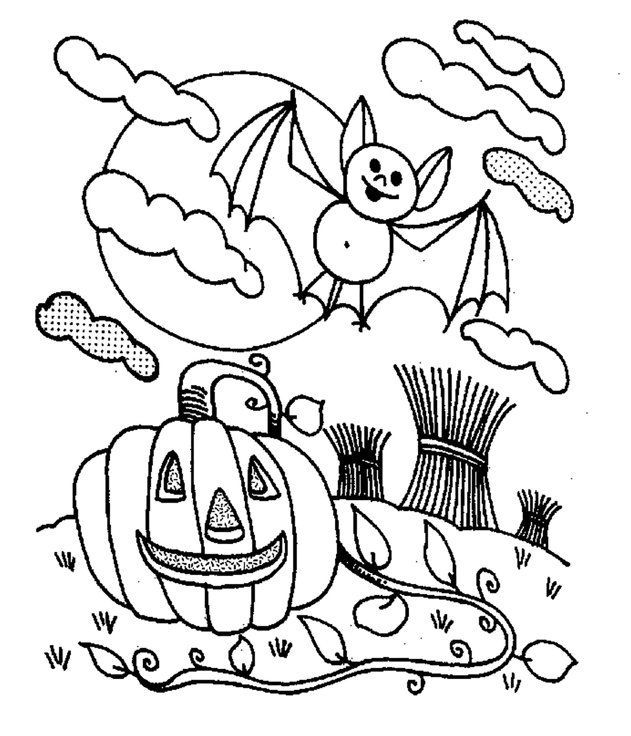 Printable Halloween Coloring Page