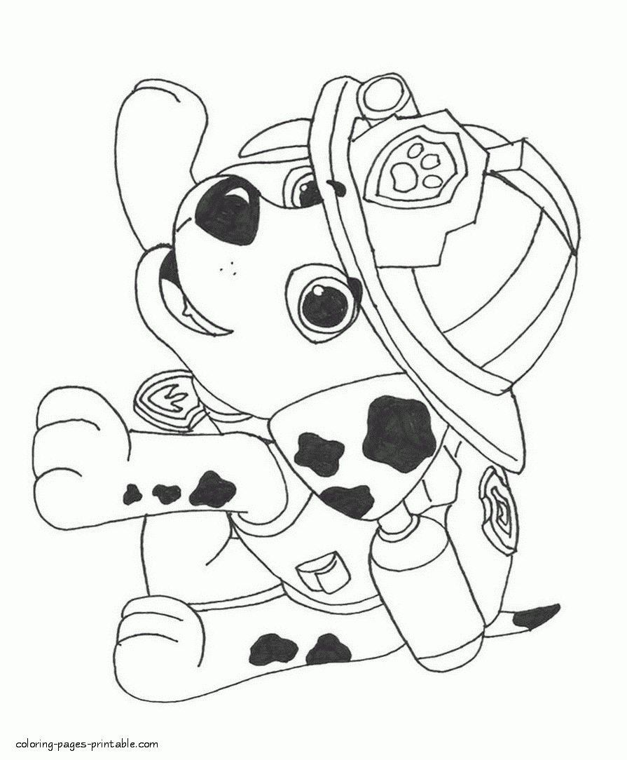 Printable Coloring Pages PAW Patrol Logo