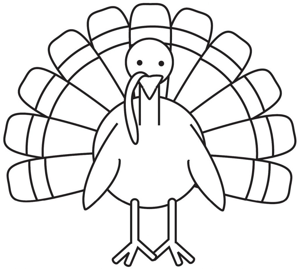 Free Printable Turkey Coloring Pages