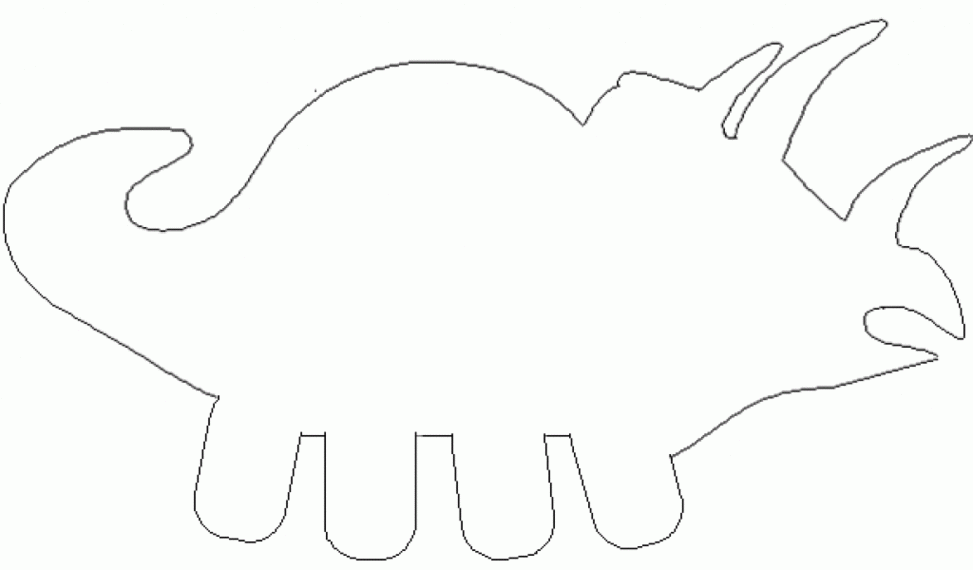 Printable Cut Out Dinosaur Template Printable Templates