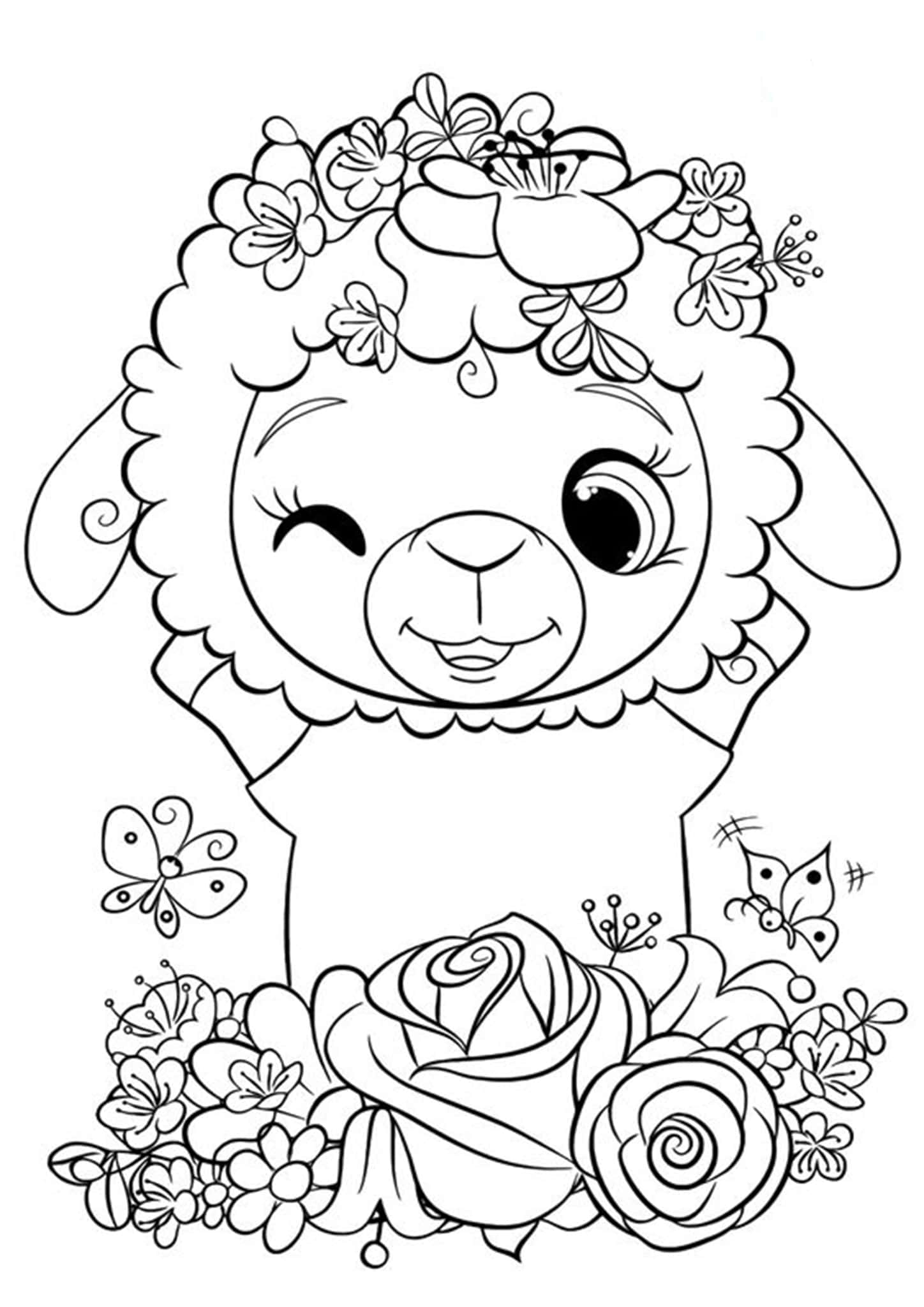 cute pictures to color for kids printable