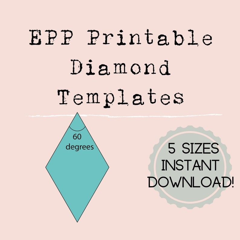diamond templates to print free