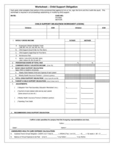 Printable Divorce Asset Worksheet Portal Tutorials Divisonworksheets