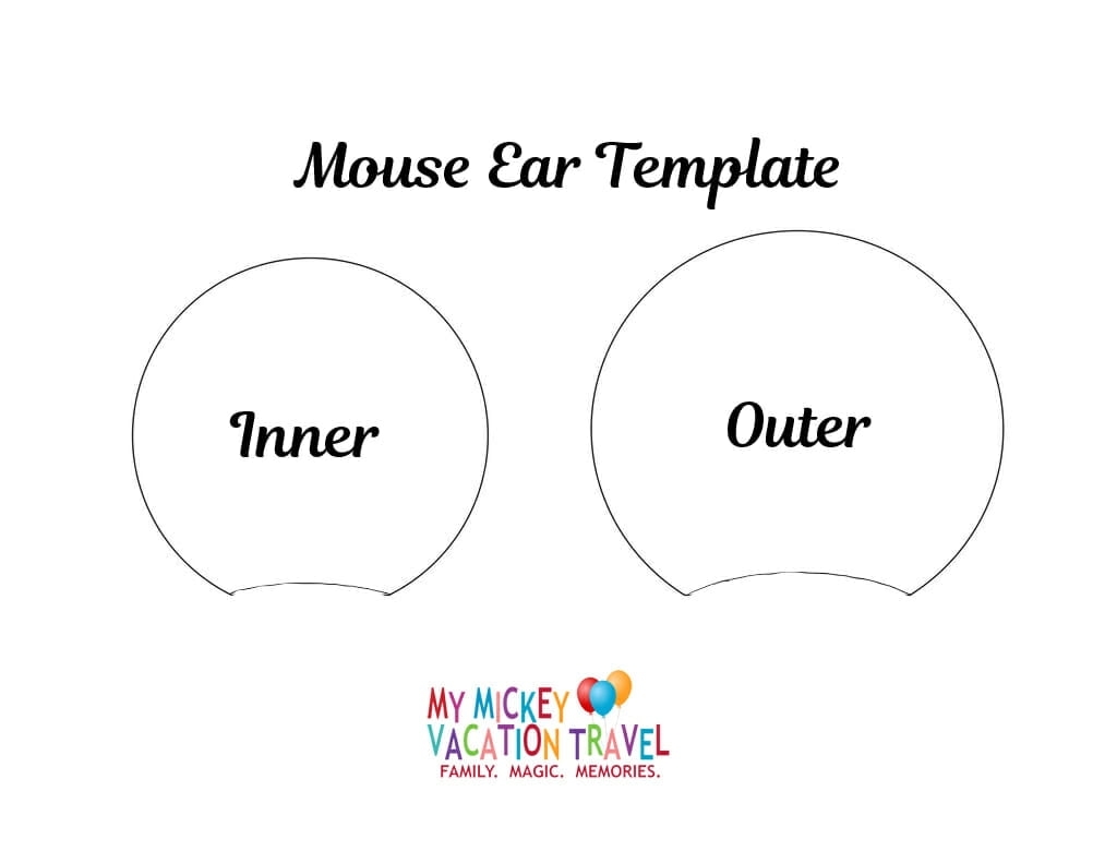 Printable Diy Disney Ears Template Free Printable