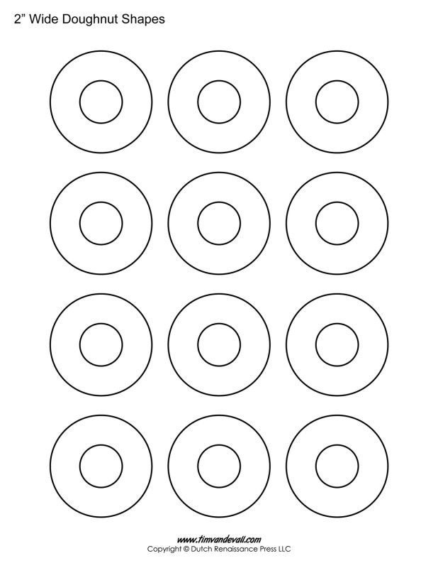 Printable Donut Templates Artofit