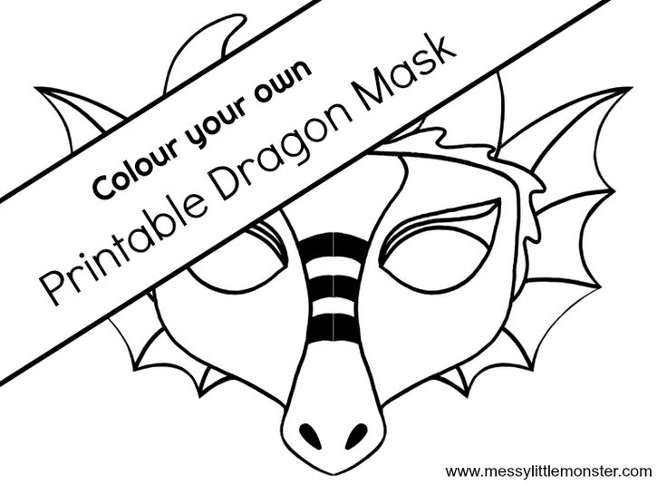 printable dragon template