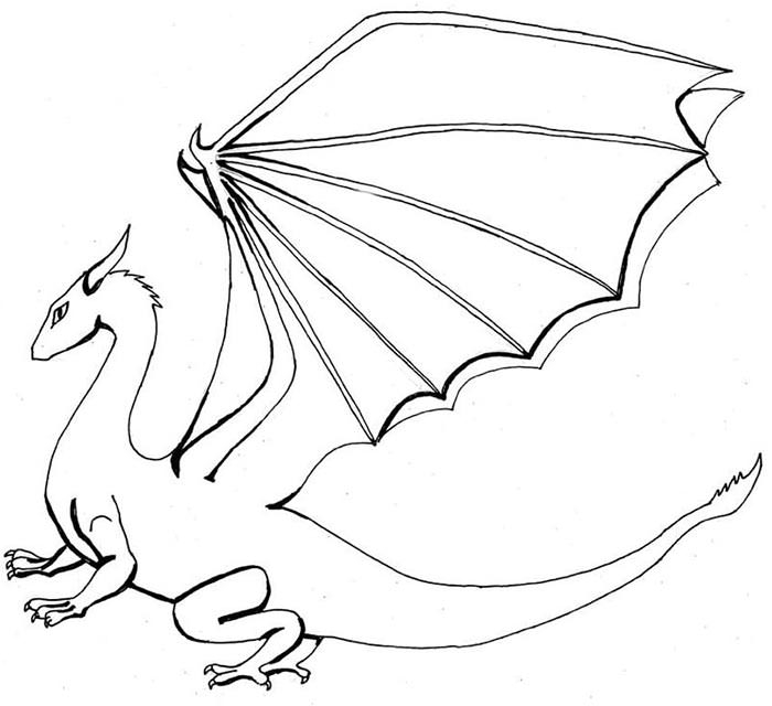 Printable Dragon Template Printable Word Searches