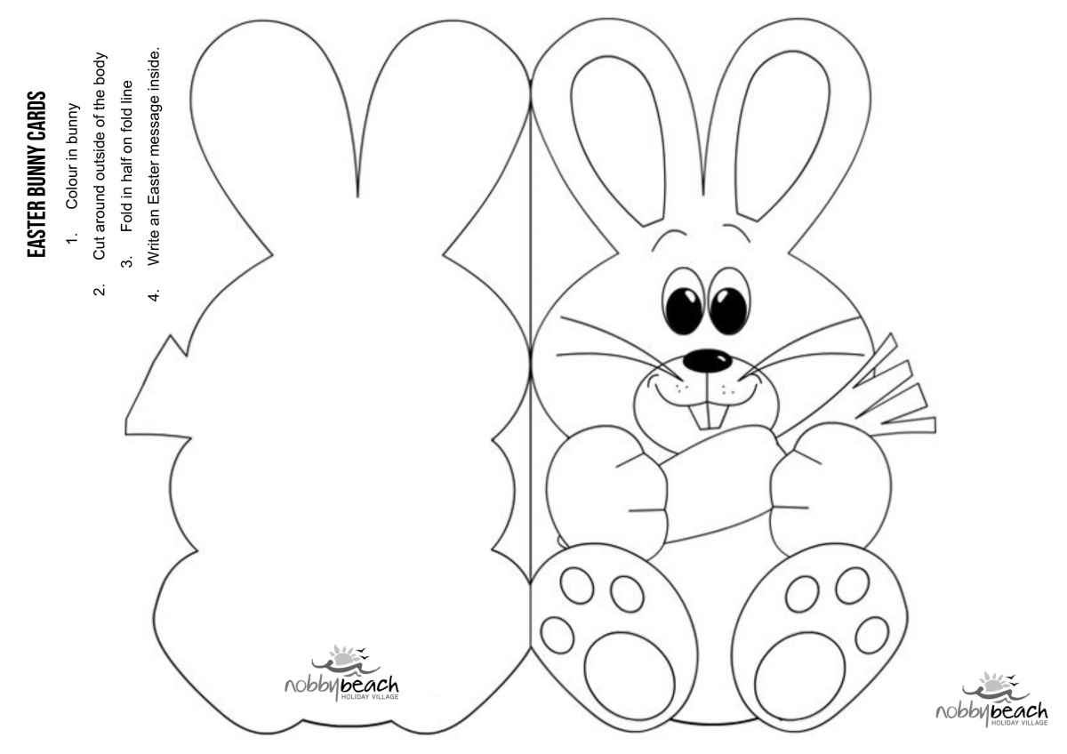 printable easter bunny craft