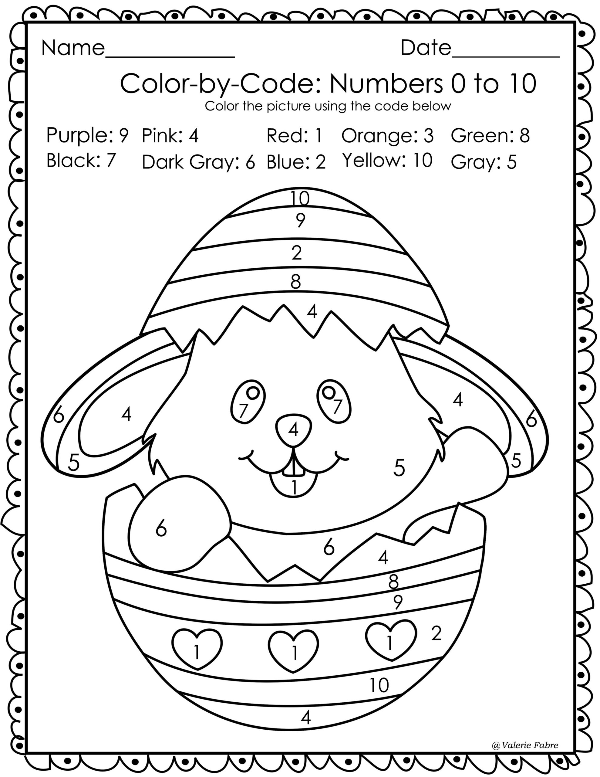 Printable Easter Color By Number Printable Calendars AT A GLANCE