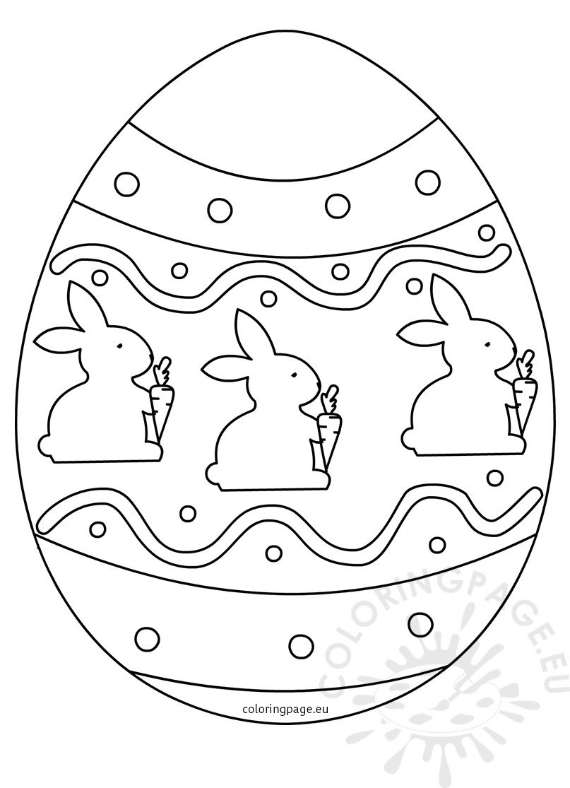 Printable Easter Egg To Color Coloring Page Vrogue co