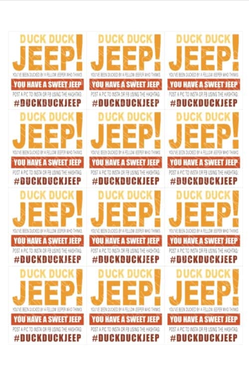 free printable duck letters