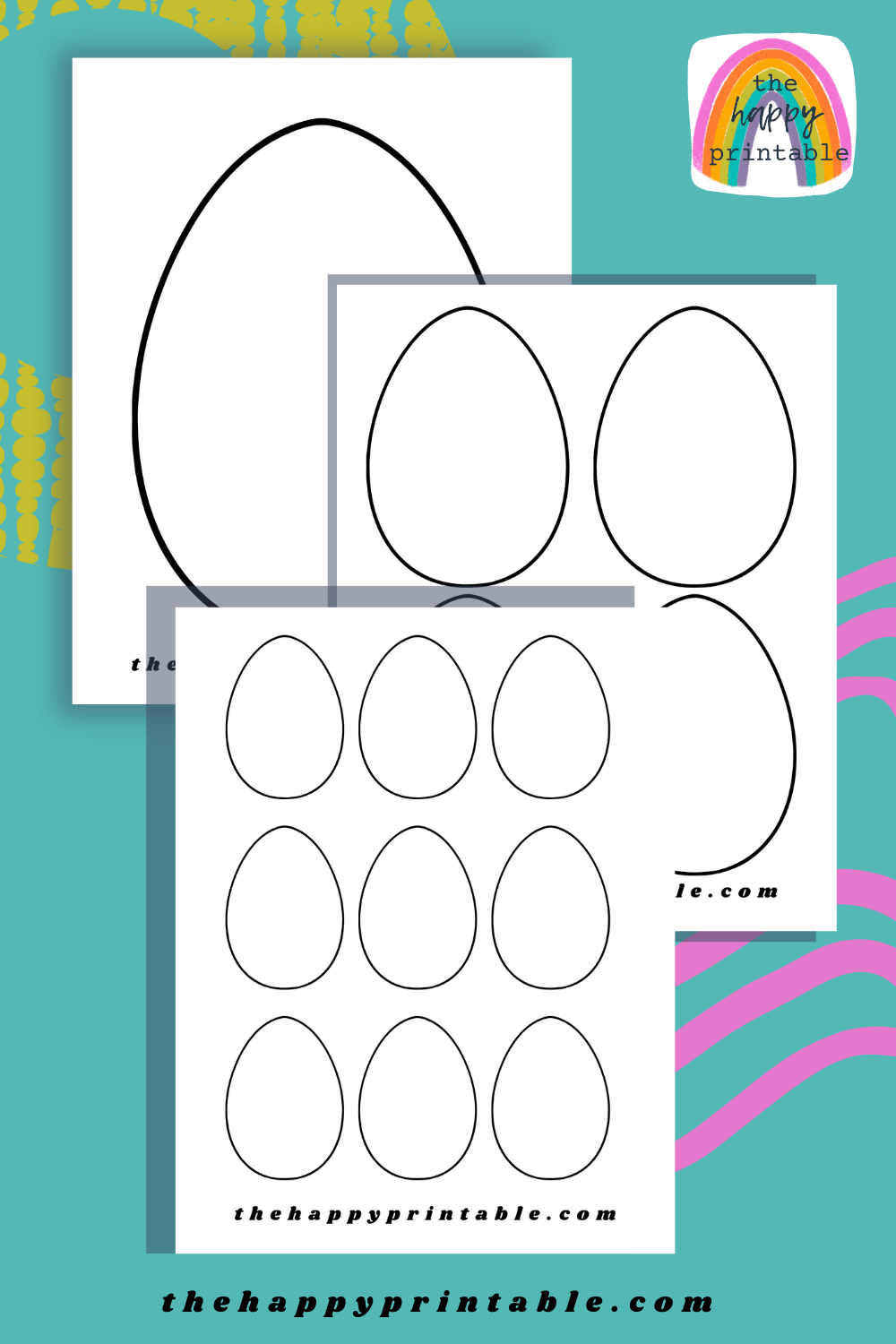 Printable Egg Templates The Happy Printable