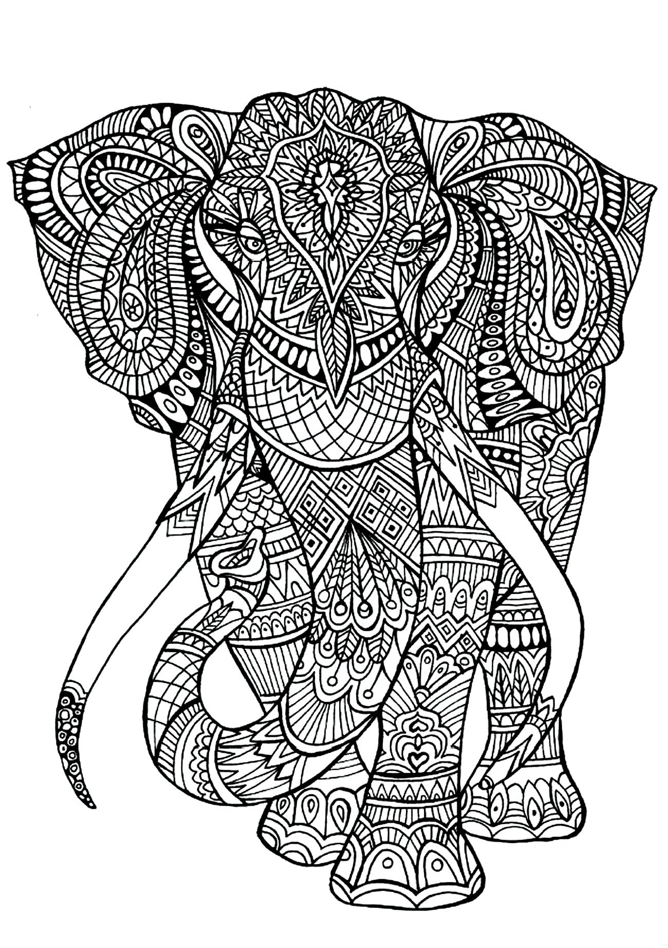 Printable Elephants