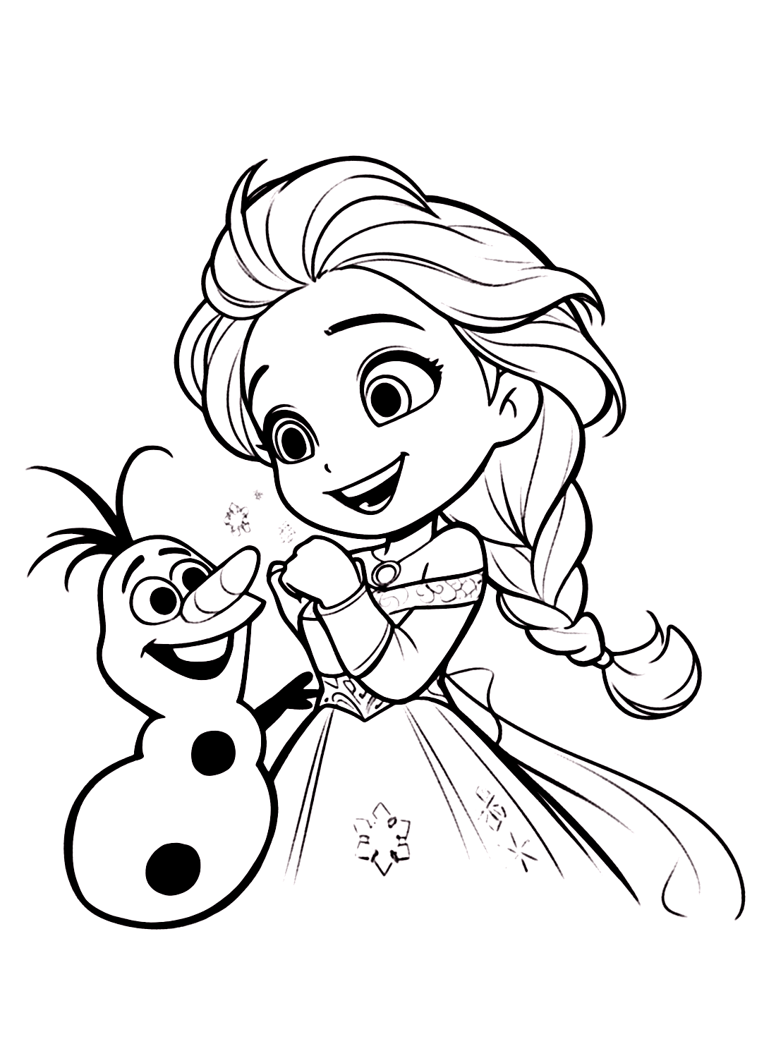 Printable Elsa Coloring Pages Coloring Online Free
