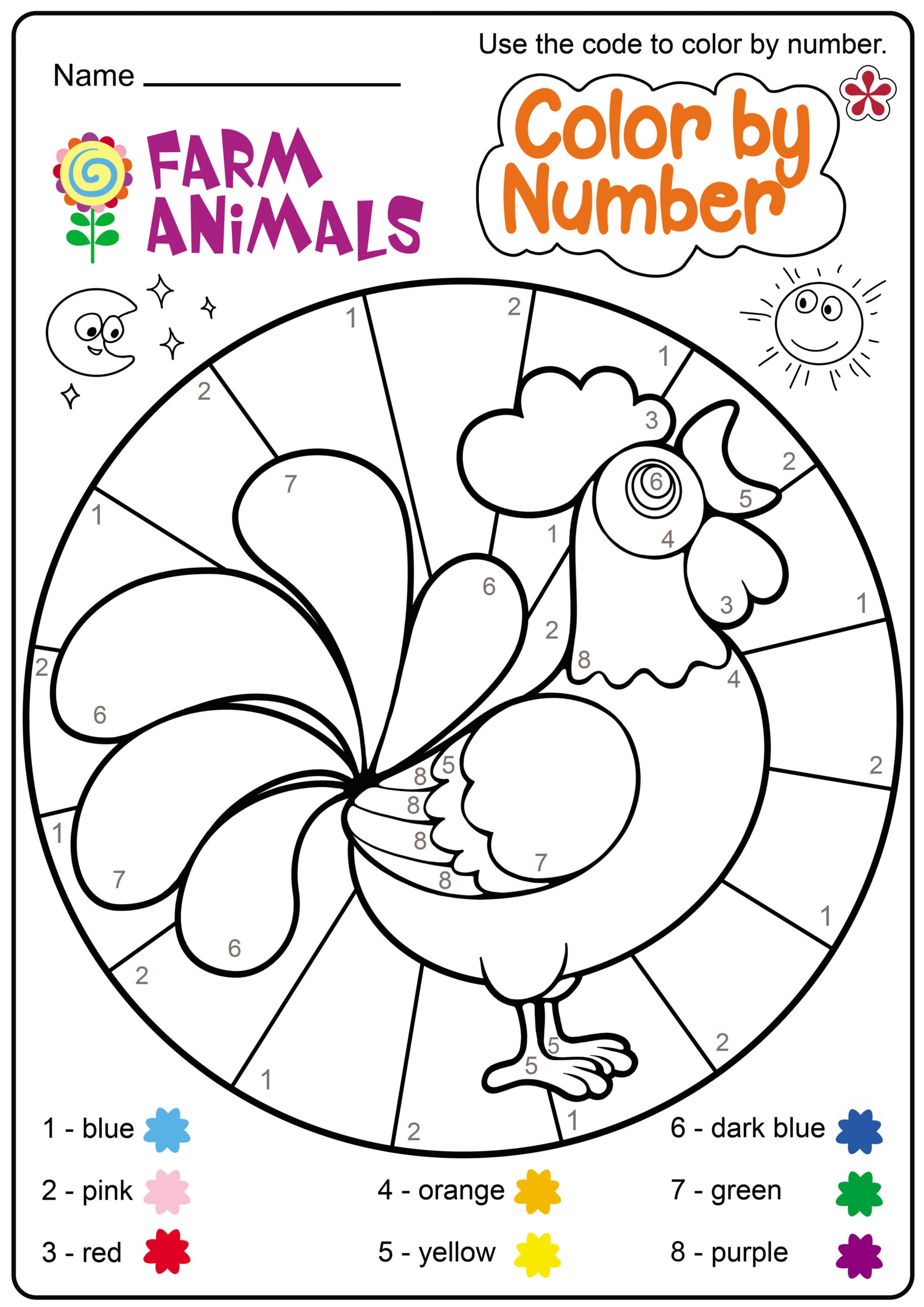 farm worksheets preschool
