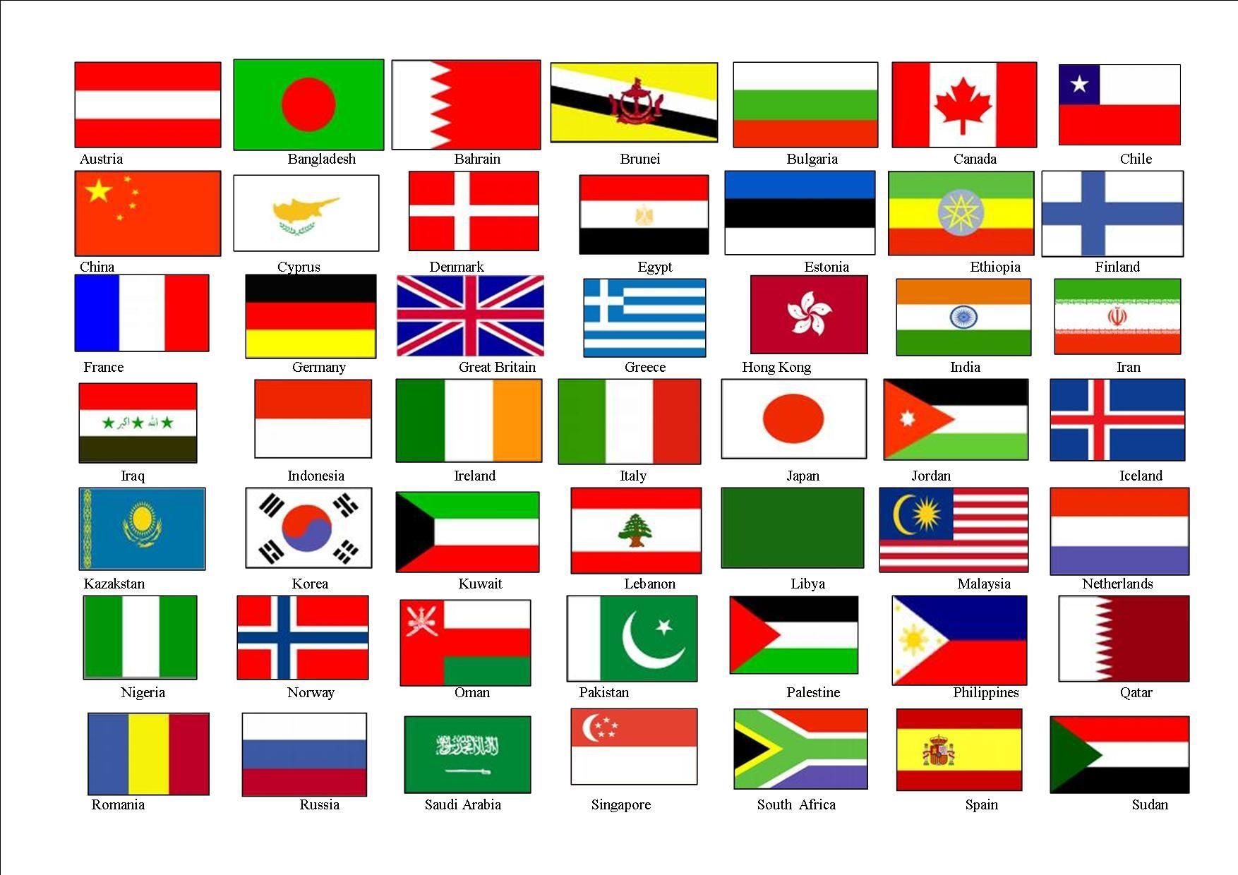 Printable Flags Of Different Countries Printable JD