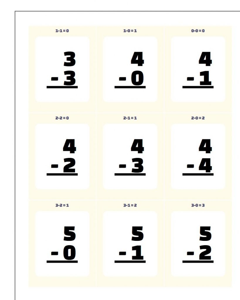 Printable Flash Cards Printable Window Card Addition Best FREE 