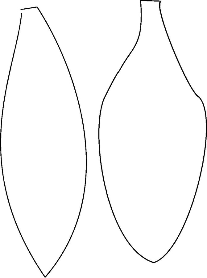 daisy flower petal template