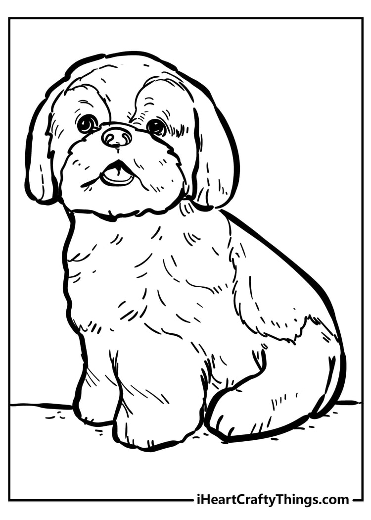 Dog Coloring Pages Printable Free