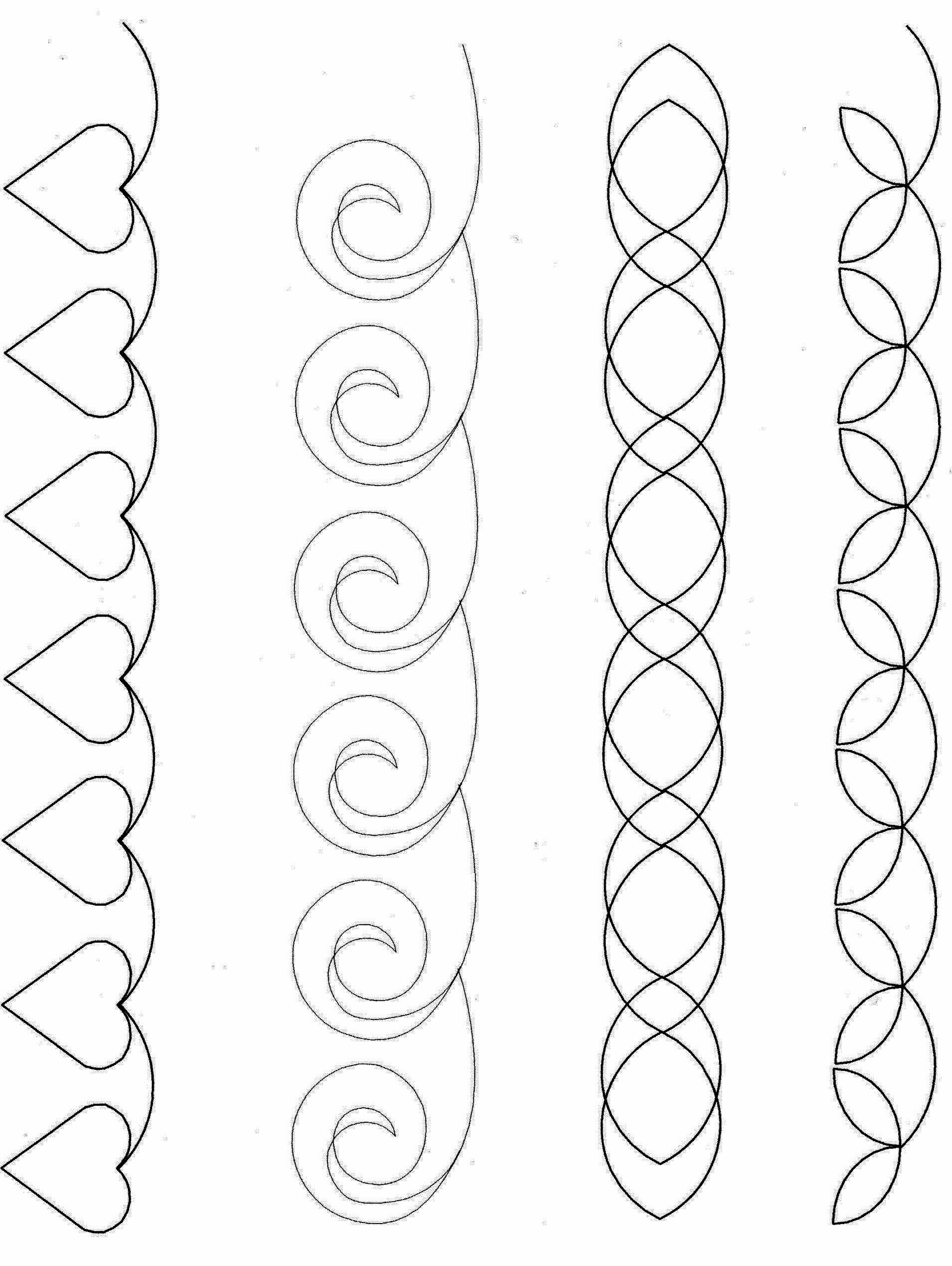 Printable Free Motion Quilting Templates 78 Images In Collection