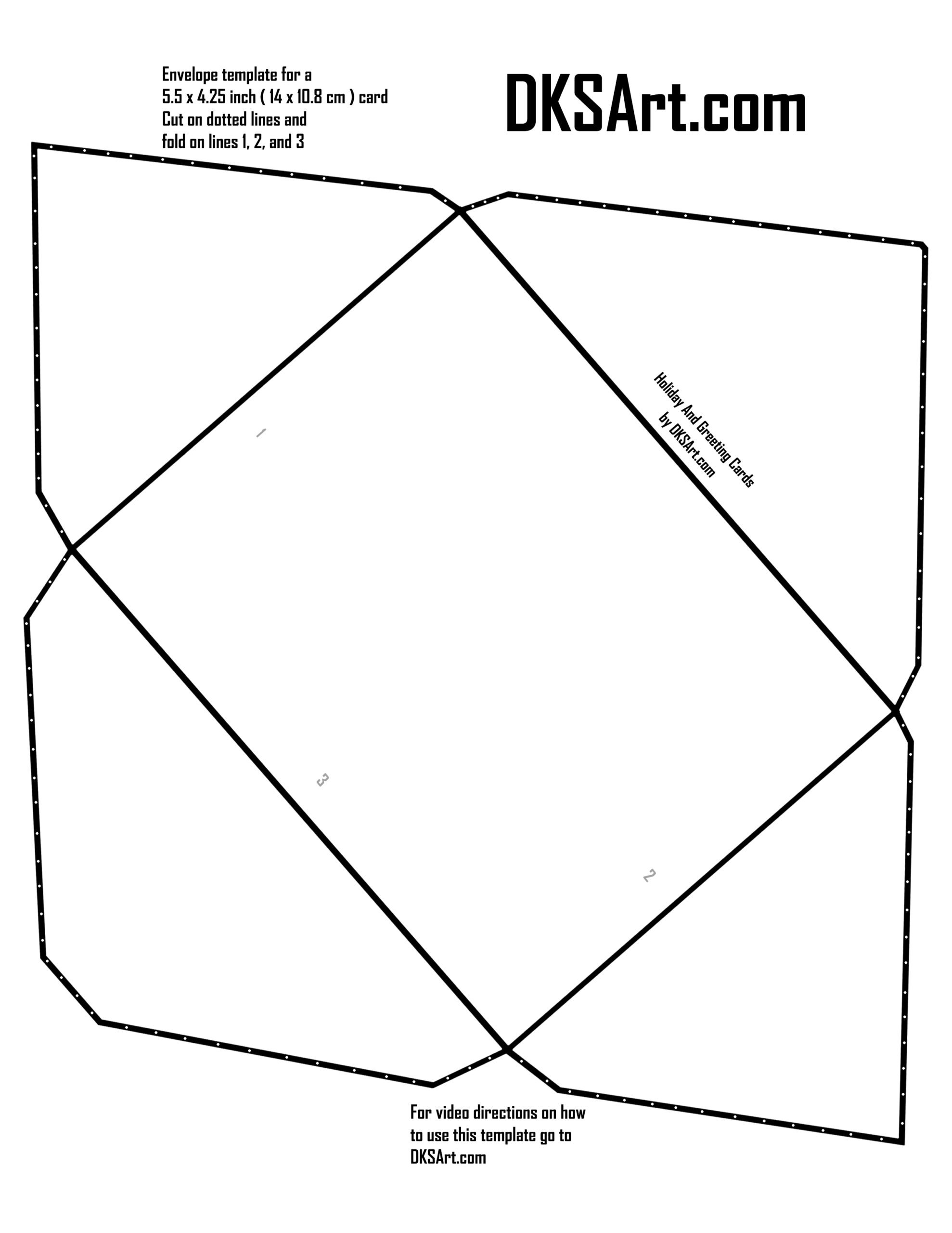 Printable Full Size Envelope Template Printable Templates