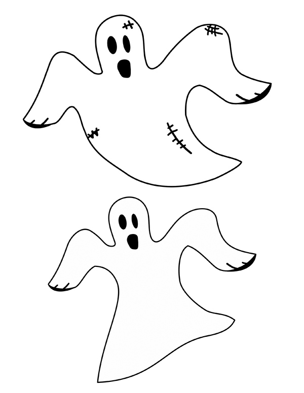 Printable Ghost Pattern Archives Karen Cookie Jar